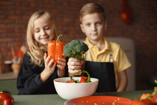 Promoting Vegetables and Fruits for Growing Kids